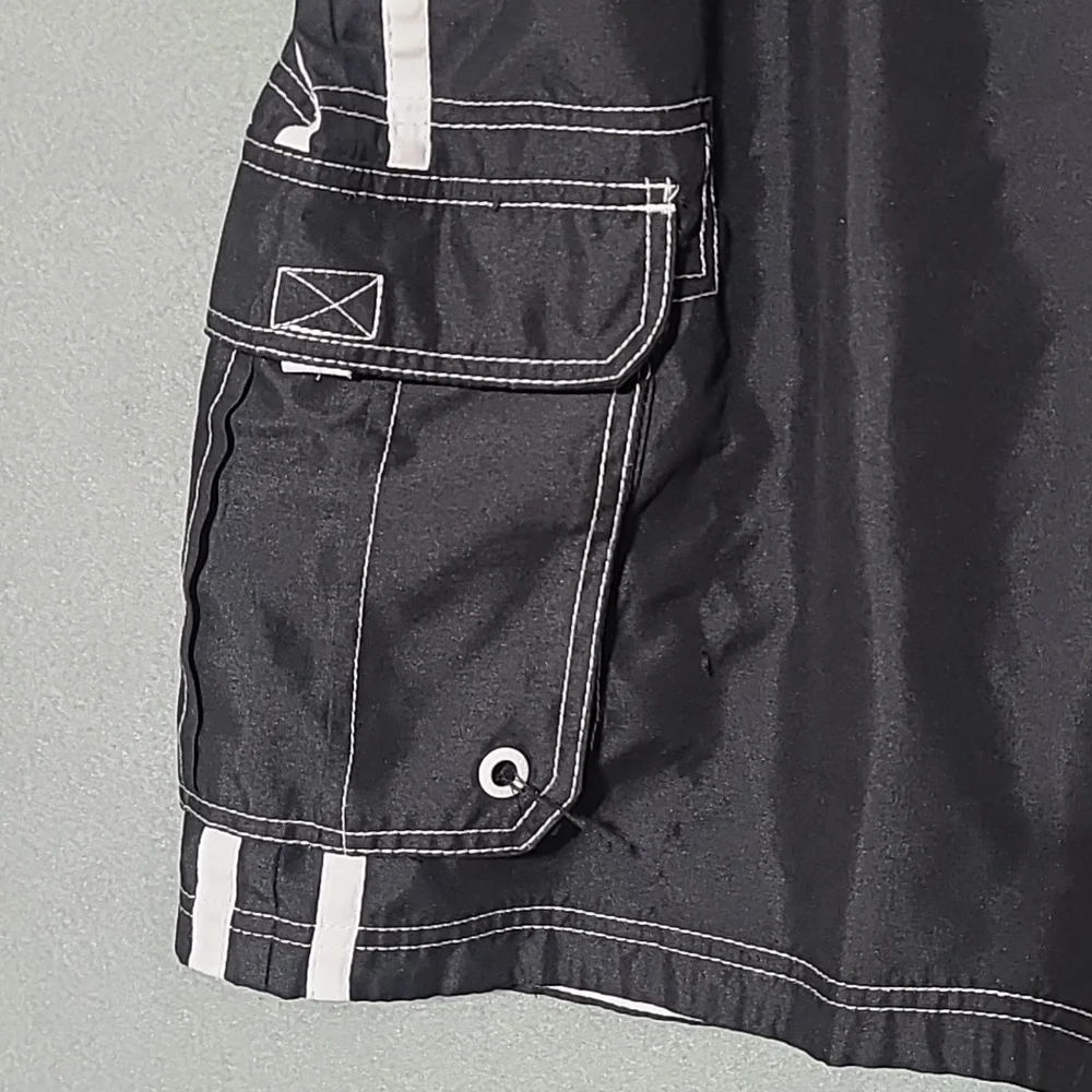 OP‎ Men's Black Swim Trunks - Size XL